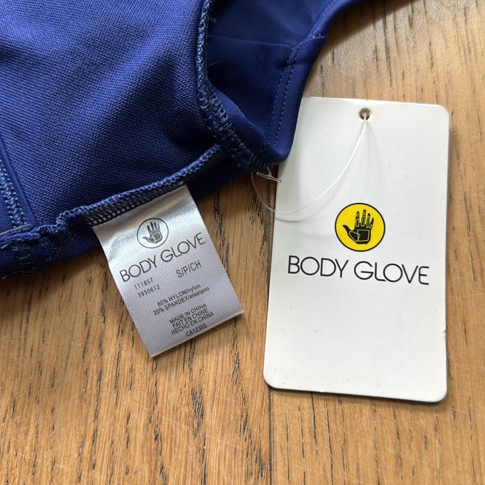 Body Glove Blue Bikini Top Size S - NWT - Picture 5 of 5